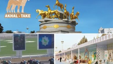 Turkmenistan Celebrates 34th Independence Anniversary with Akhal-Teke Horse Races and Dazzling Cultural Performances