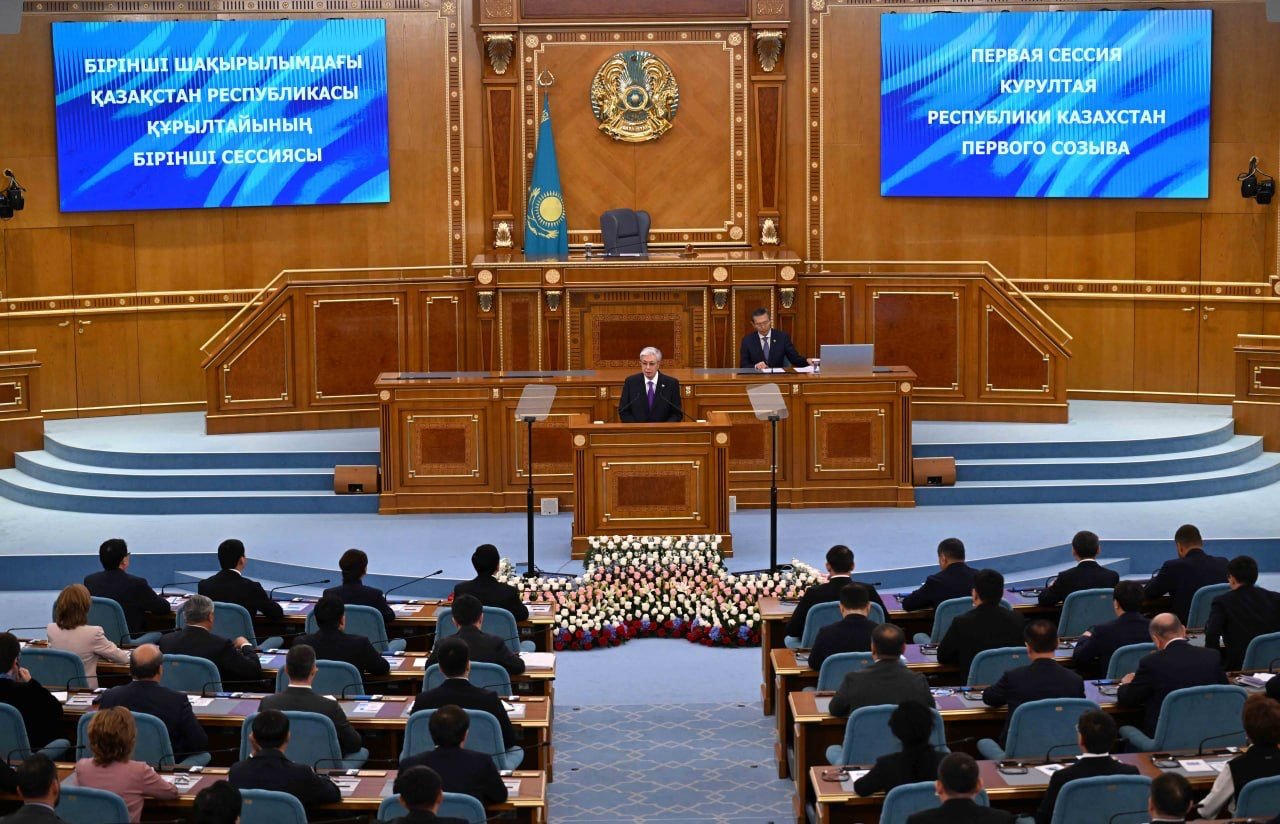 Tokayev Outlines the Next Phase & Opens the Historic First Session of the Kazakh Qurultay Tokayev Outlines the Next Phase & Opens the Historic First Session of the Kazakh Qurultay